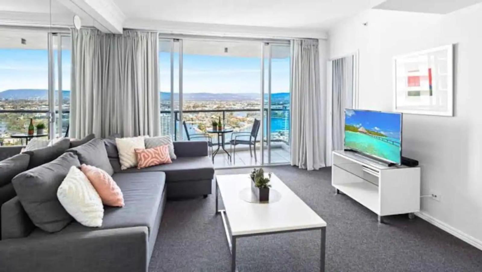 Panoramic Views Surfers-chevron. * Gold Coast